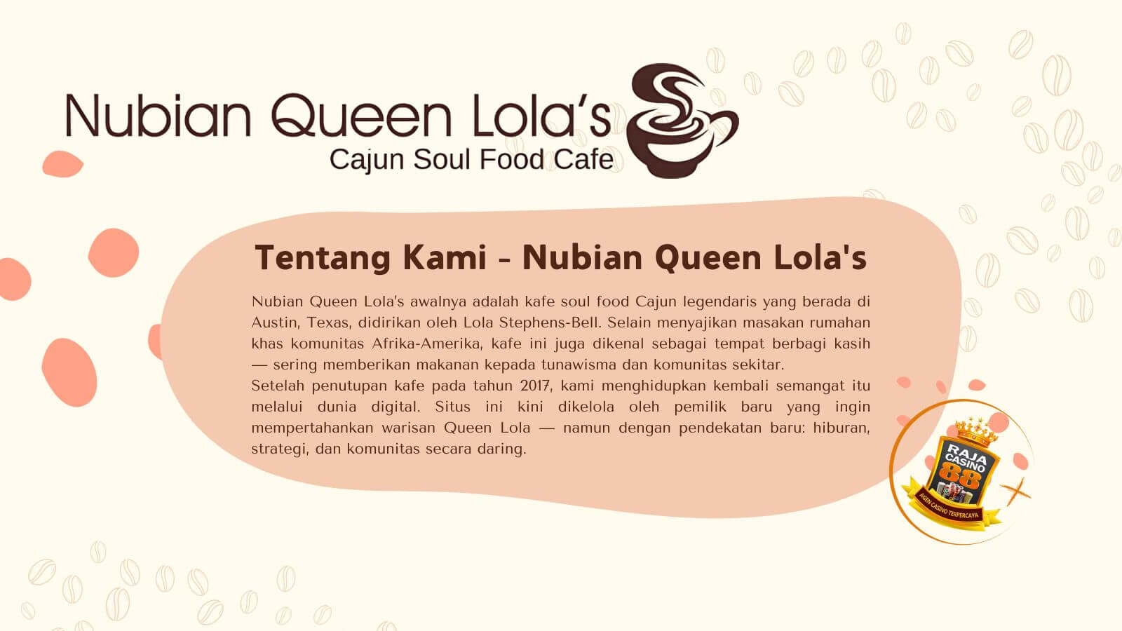 Nubian Queen Lola's Soul Food